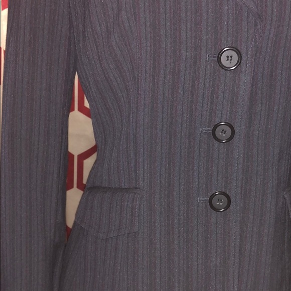 Antonio Melani Black Pinstripe Jacket - Picture 3 of 6